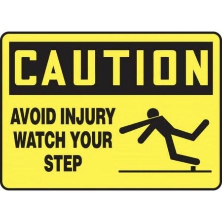 Accuform OSHA CAUTION SAFETY SIGN AVOID MSTF617XV MSTF617XV
